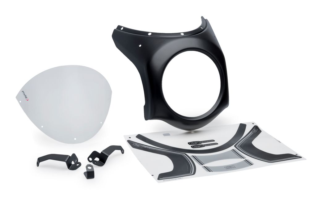 PUIG 21961W Retro-Verkleidungscheibe passend fuer HONDA CB650R NEO SPORTS CAFE ECLUTCH Transparent