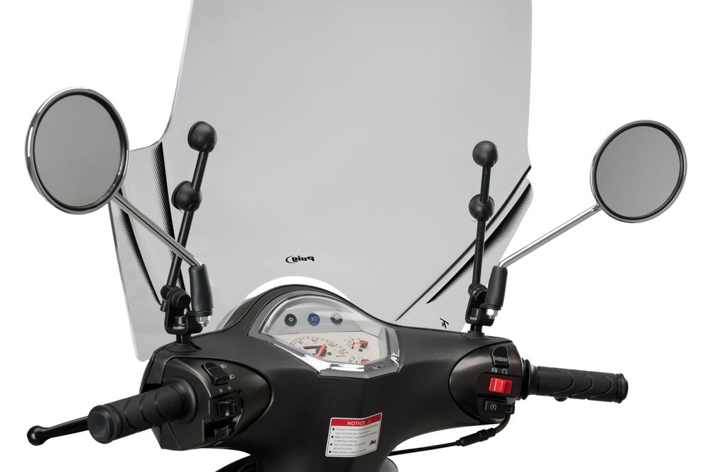 PUIG 21210W T.X. passend fuer KEEWAY ZAHARA 125 4T AC E4 Transparent