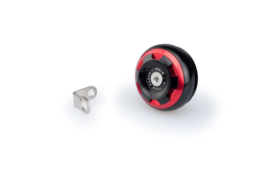 PUIG 20345R Motorölablassschraube TRACK passend fuer BMW R1200S Rot