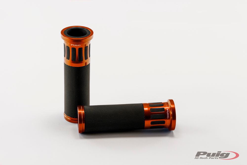 PUIG 5879T Racing Griffe passend fuer KAWASAKI KLE500 Orange