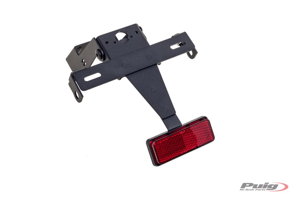 PUIG 6096N Kennzeichenhalters passend fuer KAWASAKI ER-6N Schwarz