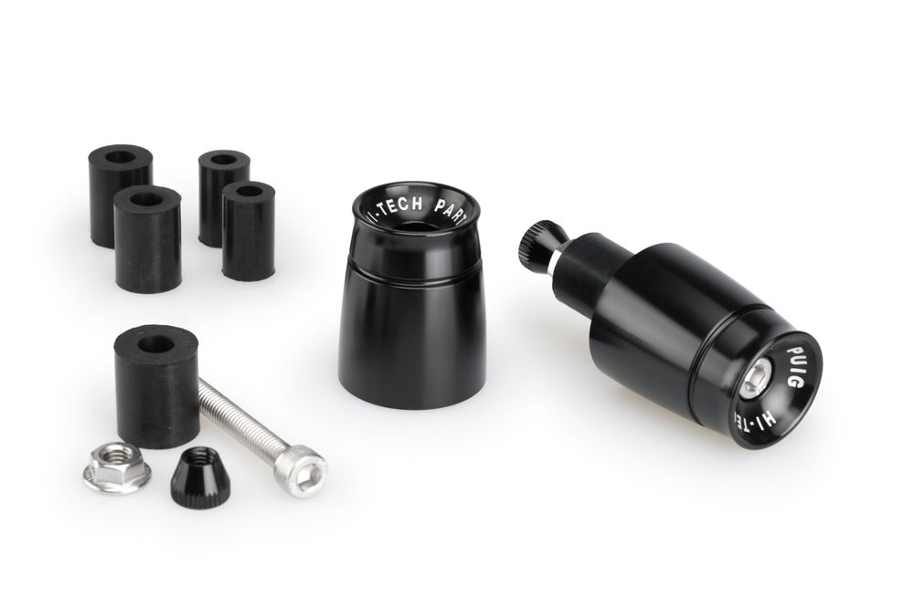 PUIG 21011N Lenkerenden Sport passend fuer KTM 125 DUKE Schwarz