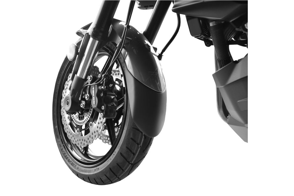 PUIG 5779N Verlängerung des vorderen Schutzblechs passend fuer KAWASAKI VERSYS 1000 Schwarz
