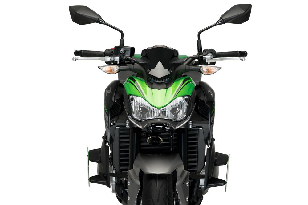 PUIG 20327V Naked Side Spoiler passend fuer KAWASAKI Z900 Grün