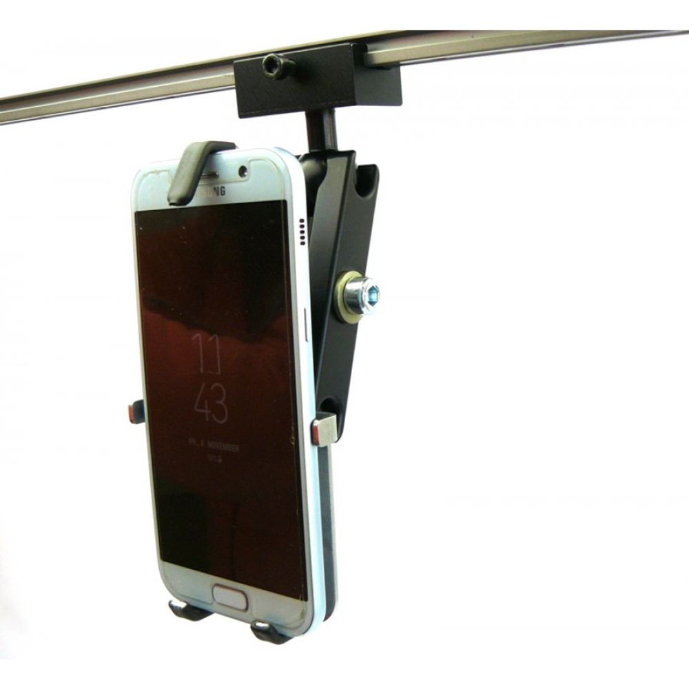 RA 7006-1 - 73 x 122-155 mm Fendt Schienen-Halterung Kugelflex® Alu für Smartpho