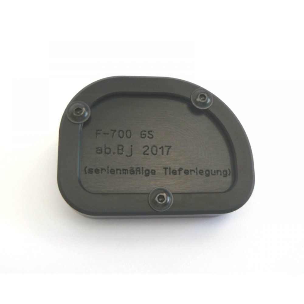 RA 43 Alu Seitenständererhöhung BMW F700GS Bj.2017 (serienm.tiefergelegt)