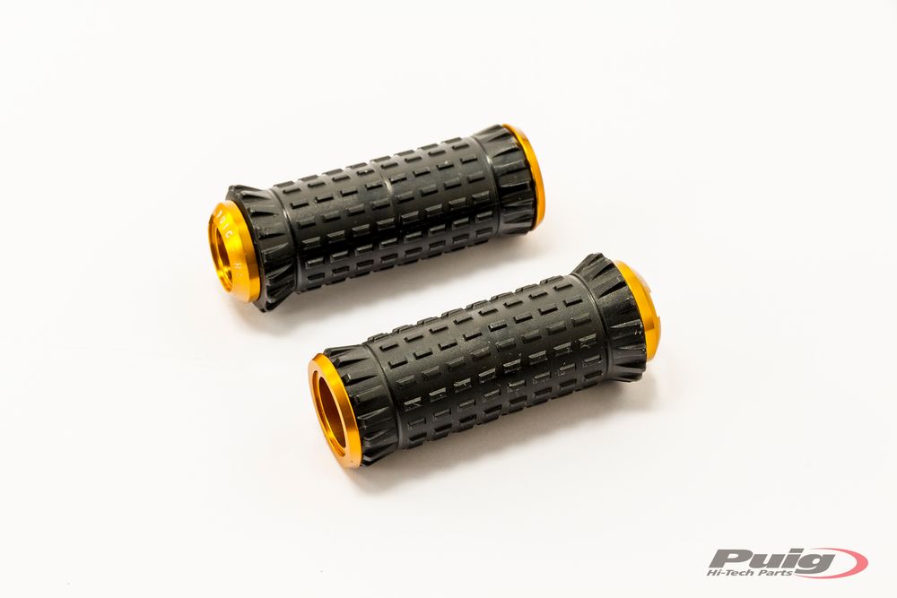 PUIG 9193O R-Fighter S Fußrasten passend fuer SUZUKI GSX-R750 Gold