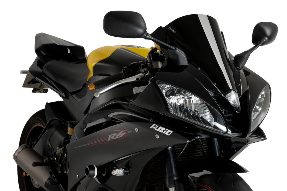 PUIG 4059N Racingscheibe passend fuer YAMAHA YZF-R6 Schwarz