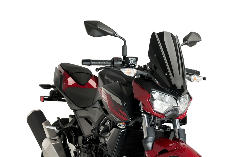 PUIG 3548N New Generation Sport passend fuer KAWASAKI Z400 Schwarz