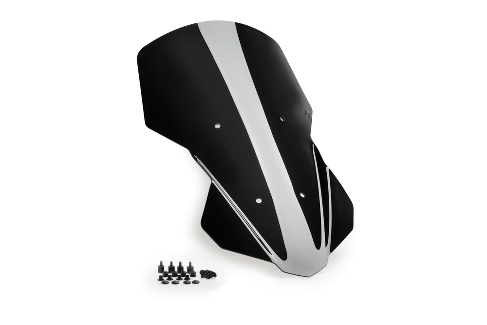 PUIG 20434N Tourenscheibe passend fuer YAMAHA TRACER 700 Schwarz