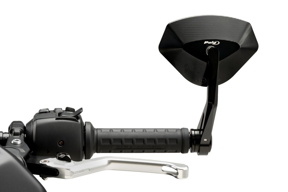 PUIG 21618N Hi-Tech V Rückspiegel  passend fuer YAMAHA XJR1300 Schwarz