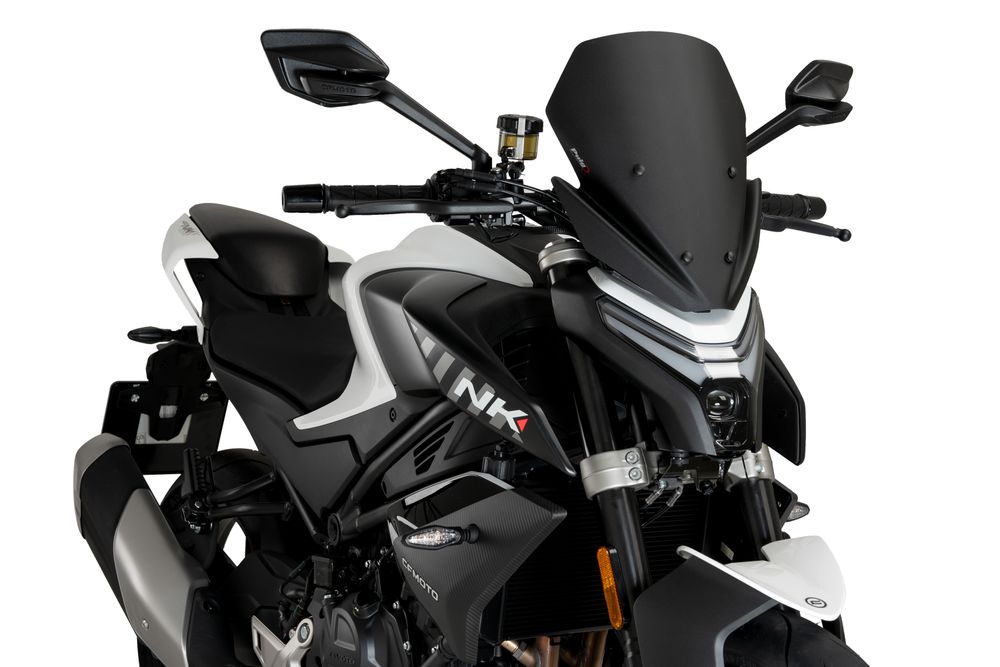 PUIG 21866J New Generation Sport passend fuer CFMOTO 450 NK Mattschwarz