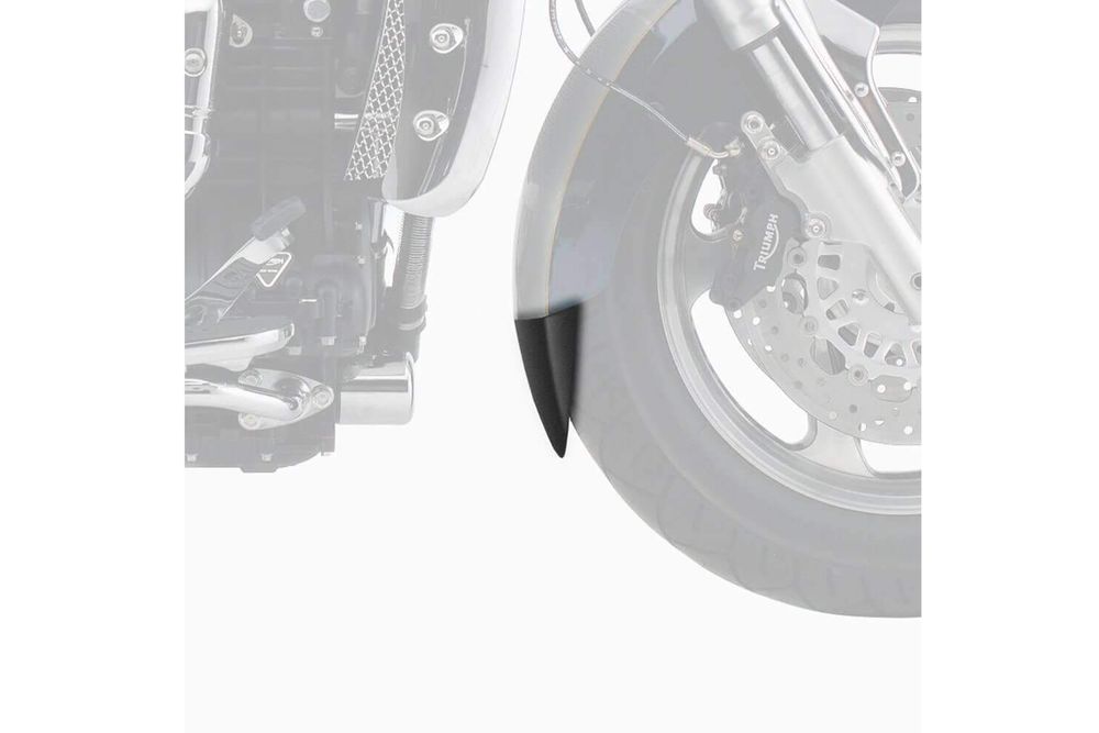 PUIG 3902N Verlängerung des vorderen Schutzblechs passend fuer TRIUMPH ROCKET III CLASSIC Schwarz