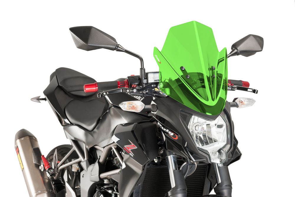 PUIG 7656V New Generation Sport passend fuer KAWASAKI Z250SL Grün