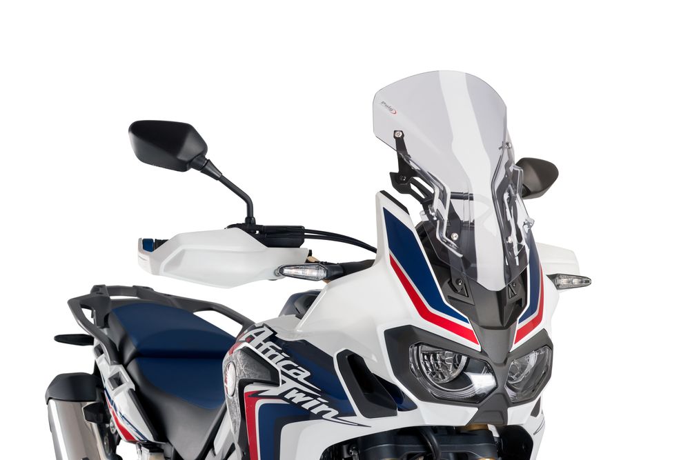 PUIG 9155W Verstellbare Scheibe  passend fuer HONDA CRF1000L AFRICA TWIN Transparent