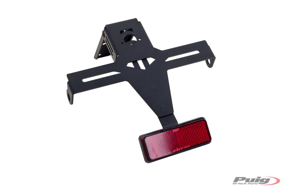 PUIG 1762N Kennzeichenhalters passend fuer YAMAHA YZF-R1 Schwarz