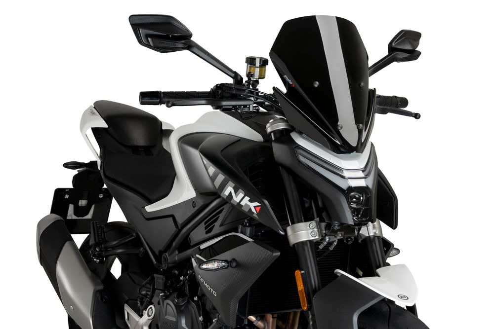 PUIG 21866N New Generation Sport passend fuer CFMOTO 450 NK Schwarz
