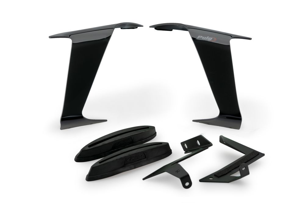 PUIG 21782N Race Side Spoiler passend fuer KAWASAKI ZX-10R Schwarz