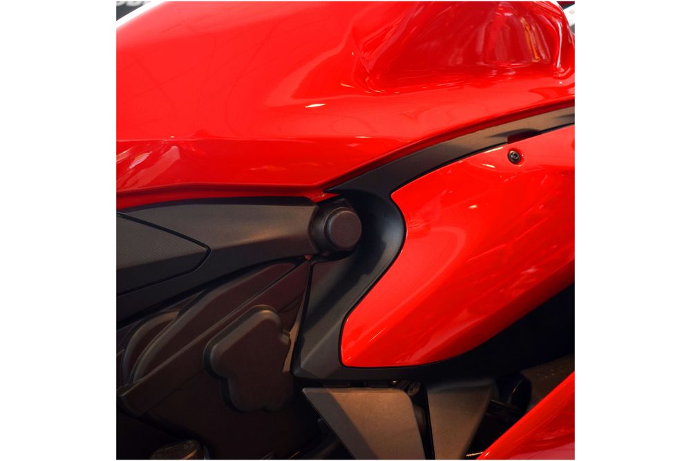 PUIG 9631N Verkleidungsaufsätzte passend fuer DUCATI 959 PANIGALE Schwarz