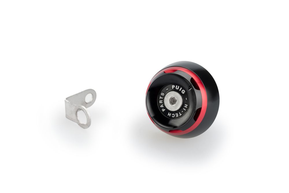 PUIG 20347R Motorölablassschraube TRACK passend fuer YAMAHA MT-09 Rot