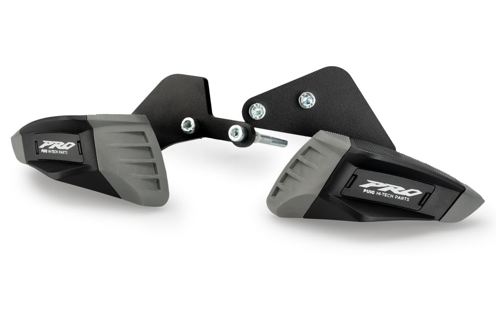 PUIG 21812N Sturzpads PRO 2.0 passend fuer KAWASAKI ER-6F Schwarz