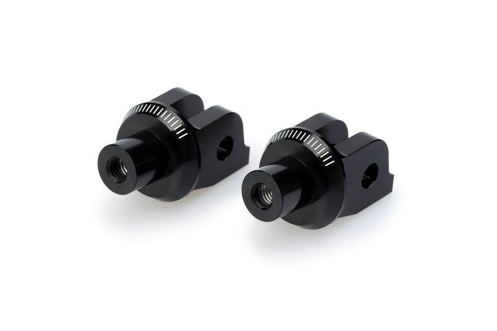 PUIG 9696N Adapter Fußrasten passend fuer BENELLI LEONCINO 500 Schwarz