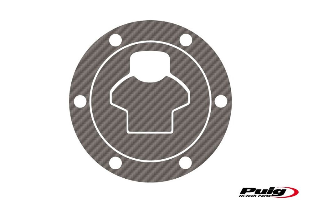 PUIG 8382C Tankdeckelschutz X-TREME passend fuer BMW F650 Carbon look