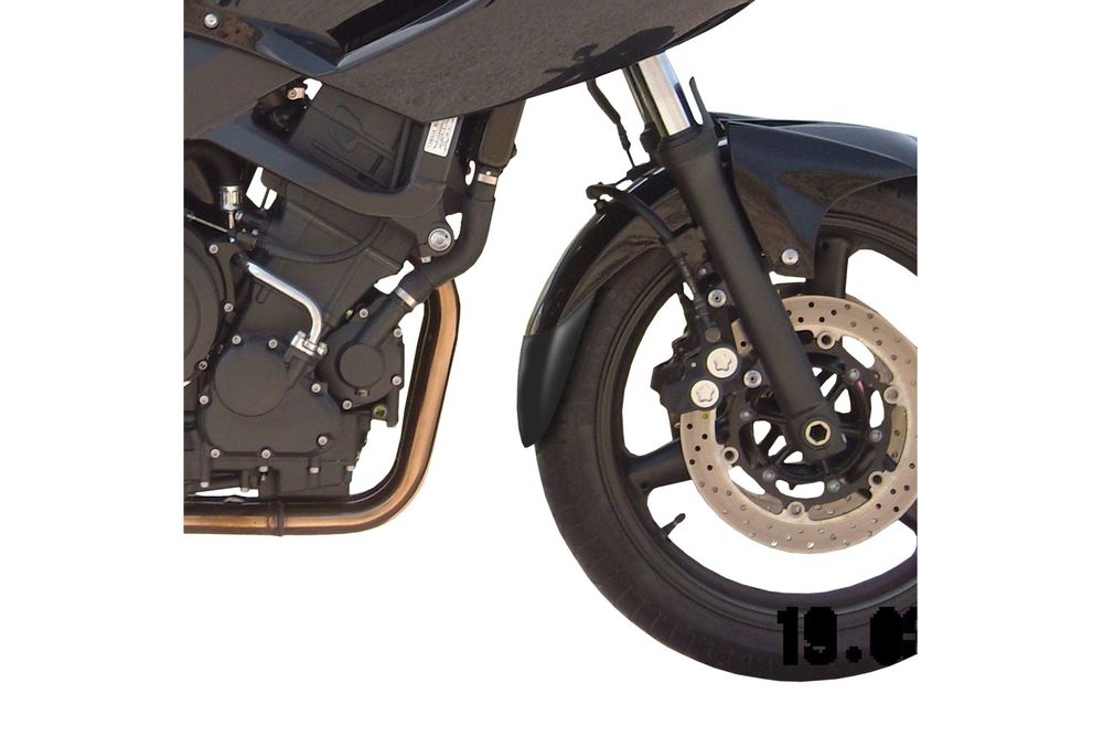 PUIG 5797N Verlängerung des vorderen Schutzblechs passend fuer YAMAHA TDM900 Schwarz