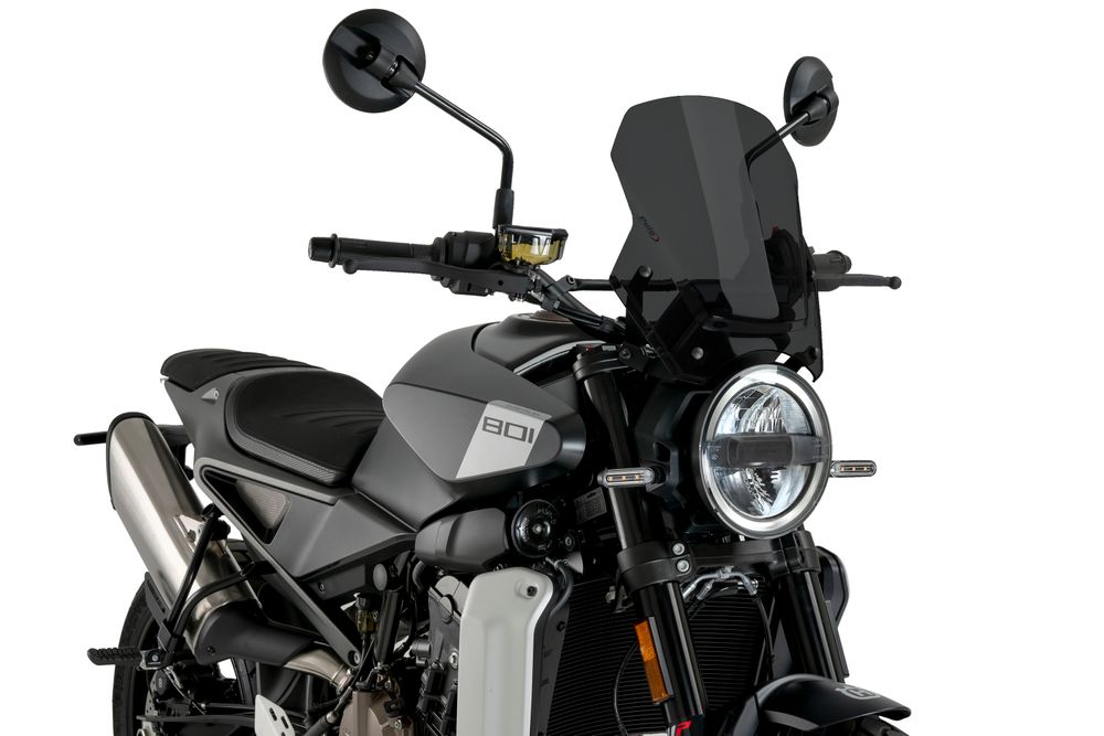 PUIG 22189F New Generation Sport passend fuer HUSQVARNA SVARTPILEN 801 Stark getönt