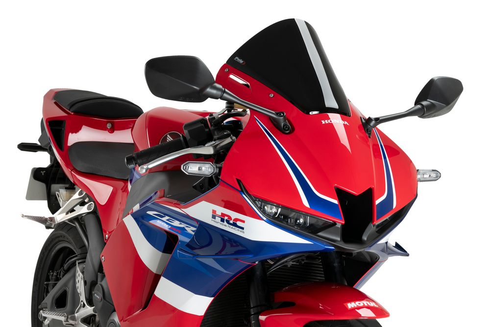 PUIG 21523N R-Racer Scheibe passend fuer HONDA CBR600RR Schwarz