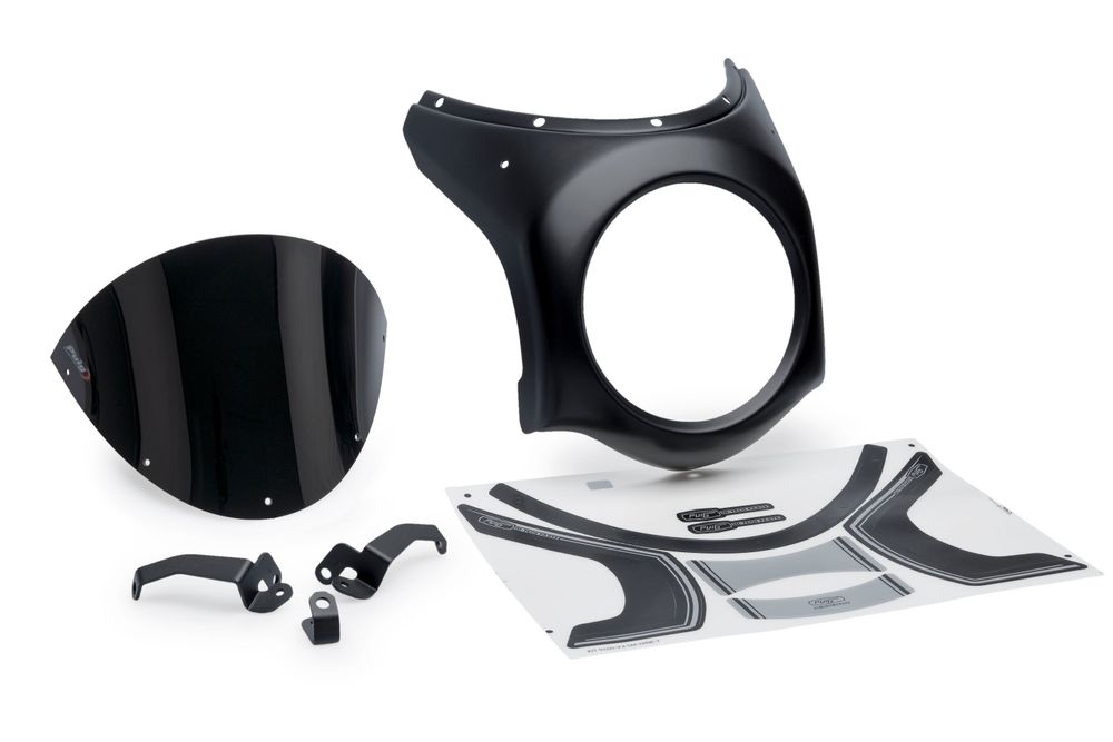 PUIG 21961N Retro-Verkleidungscheibe passend fuer HONDA CB650R NEO SPORTS CAFE ECLUTCH Schwarz