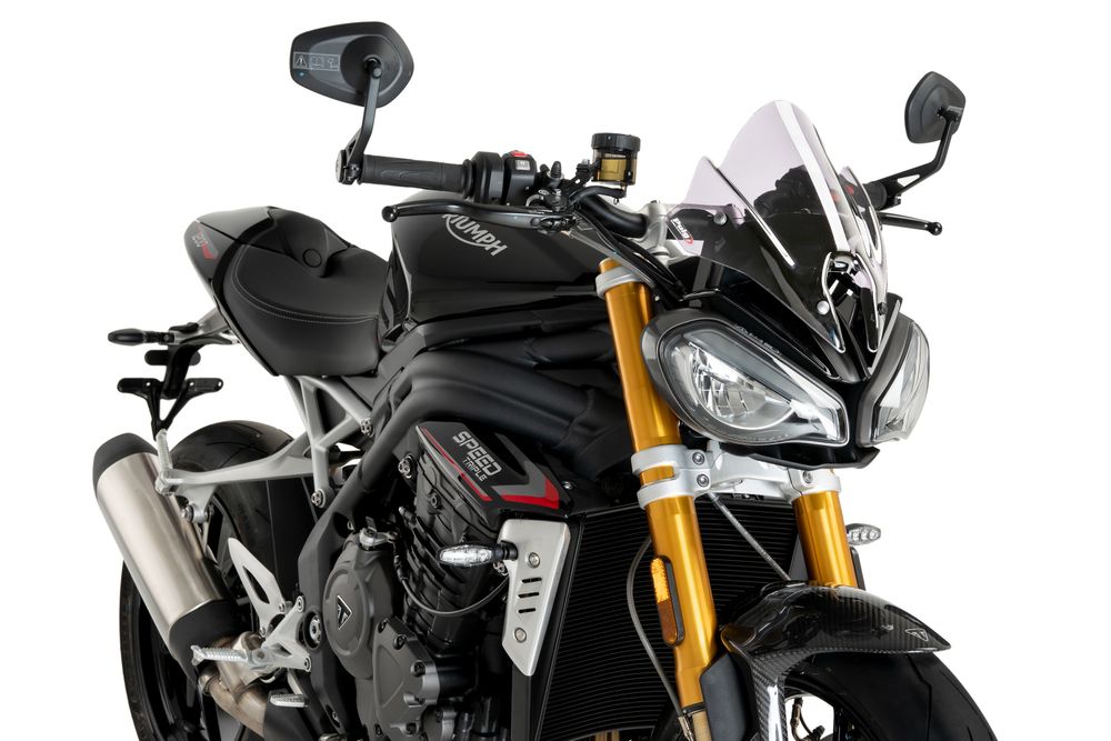 PUIG 20795W New Generation Sport passend fuer TRIUMPH SPEED TRIPLE 1200 RS Transparent