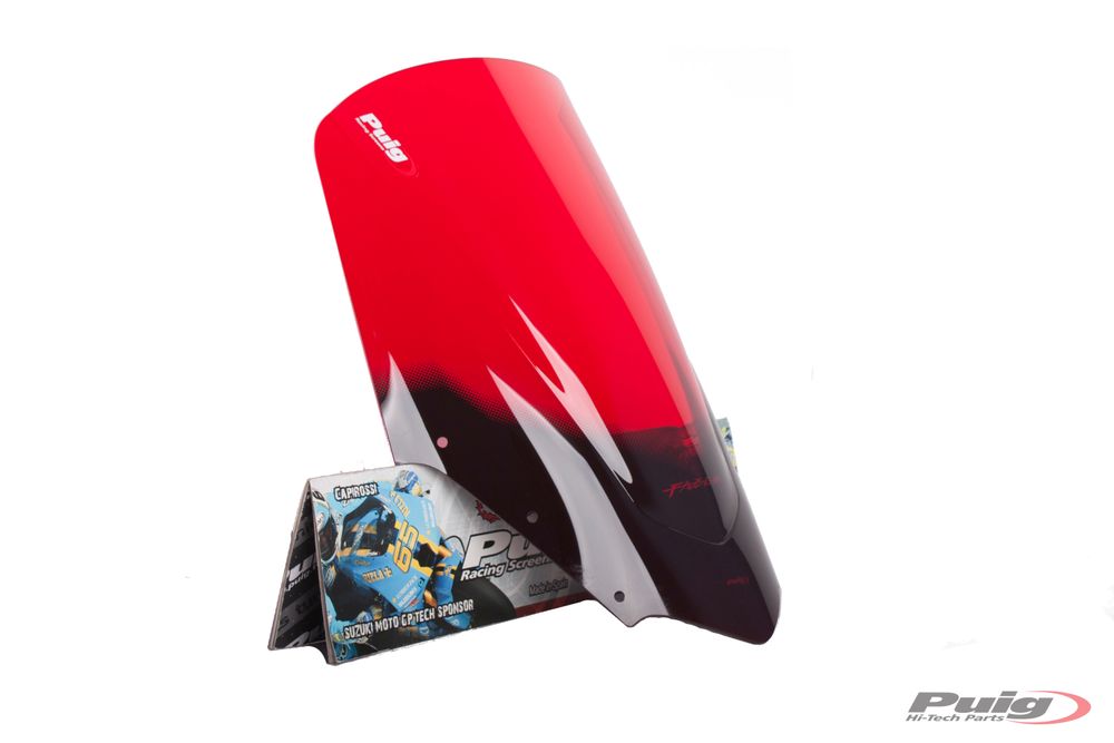 PUIG 4061R Racingscheibe passend fuer YAMAHA FZ1 FAZER Rot