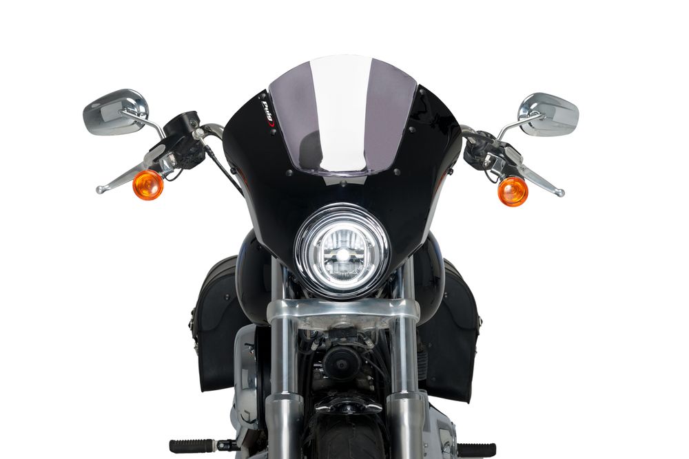 PUIG 21096H Dark Night passend fuer HARLEY DAVIDSON SOFTAIL LOW RIDER FXLR Getönt