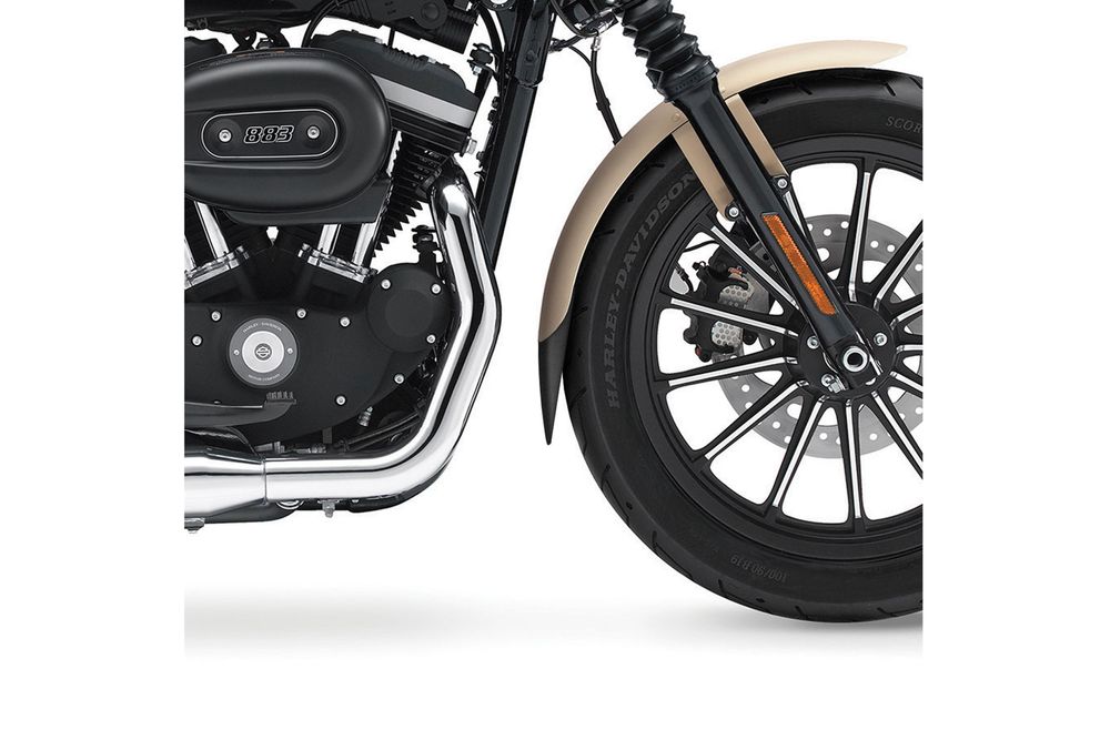 PUIG 6170N Verlängerung des vorderen Schutzblechs passend fuer HARLEY DAVIDSON DYNA WIDE GLIDE FXDWG Schwarz