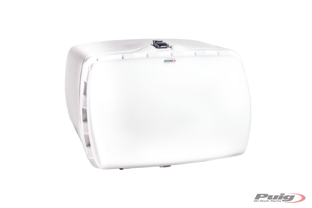 PUIG 0468B Maxi Box passend fuer SYM SYMPHONY SR 125 Weiss