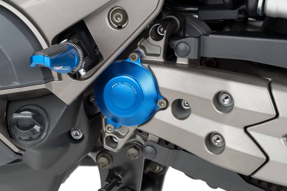 PUIG 9547A Sump Cover passend fuer KYMCO AK550 Blau