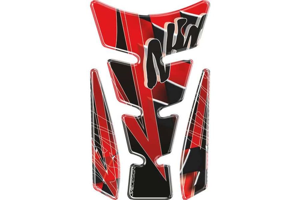 PUIG 4721R Wings Tankprotektor passend fuer KAWASAKI ZX-10R Rot