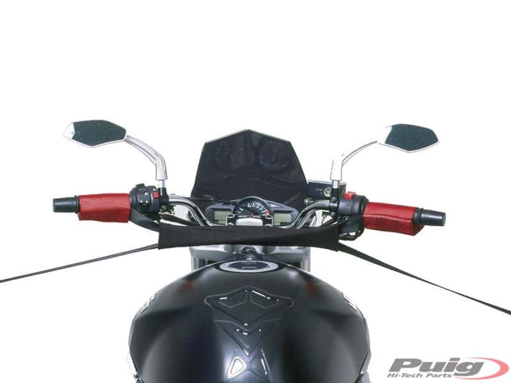 PUIG 4592N Set Gurte passend fuer UNIVERSAL UNIVERSAL Schwarz