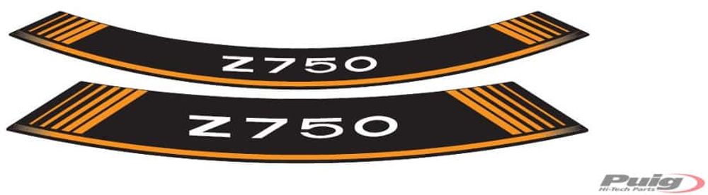 PUIG 5545T Rim Strips Specials passend fuer KAWASAKI Z750 Orange