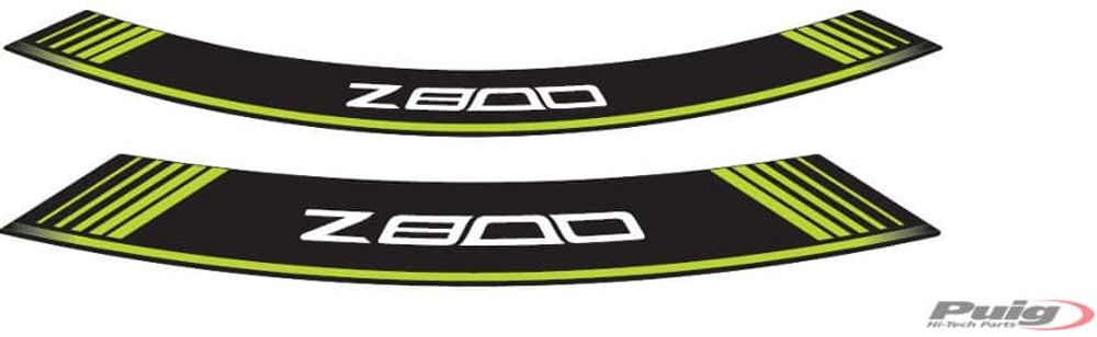PUIG 6561V Rim Strips Specials passend fuer KAWASAKI Z800 Grün