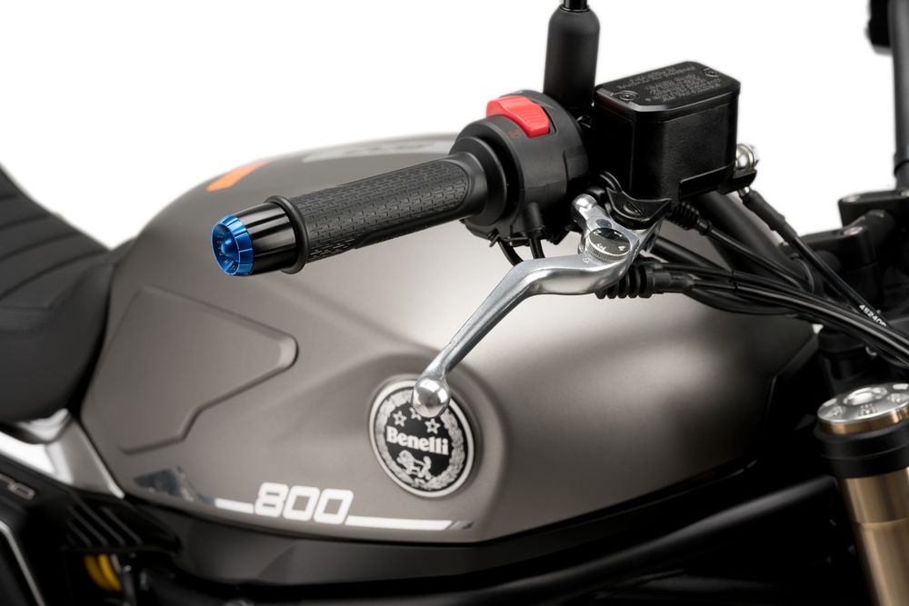PUIG 9698N Thruster Lenkerenden passend fuer BENELLI LEONCINO 500 Schwarz
