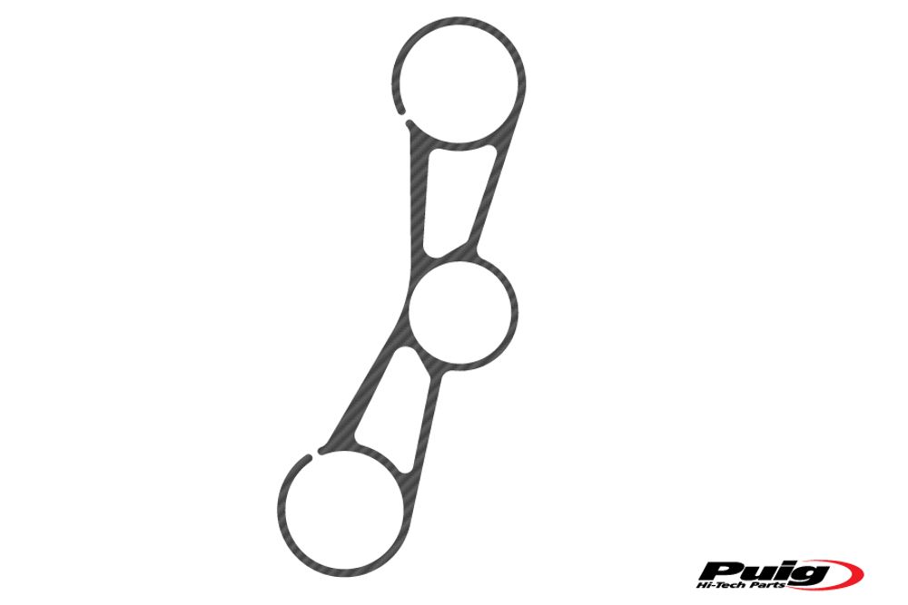 PUIG 9603C Yoke Protector Xtreme passend fuer BMW S1000RR Carbon look