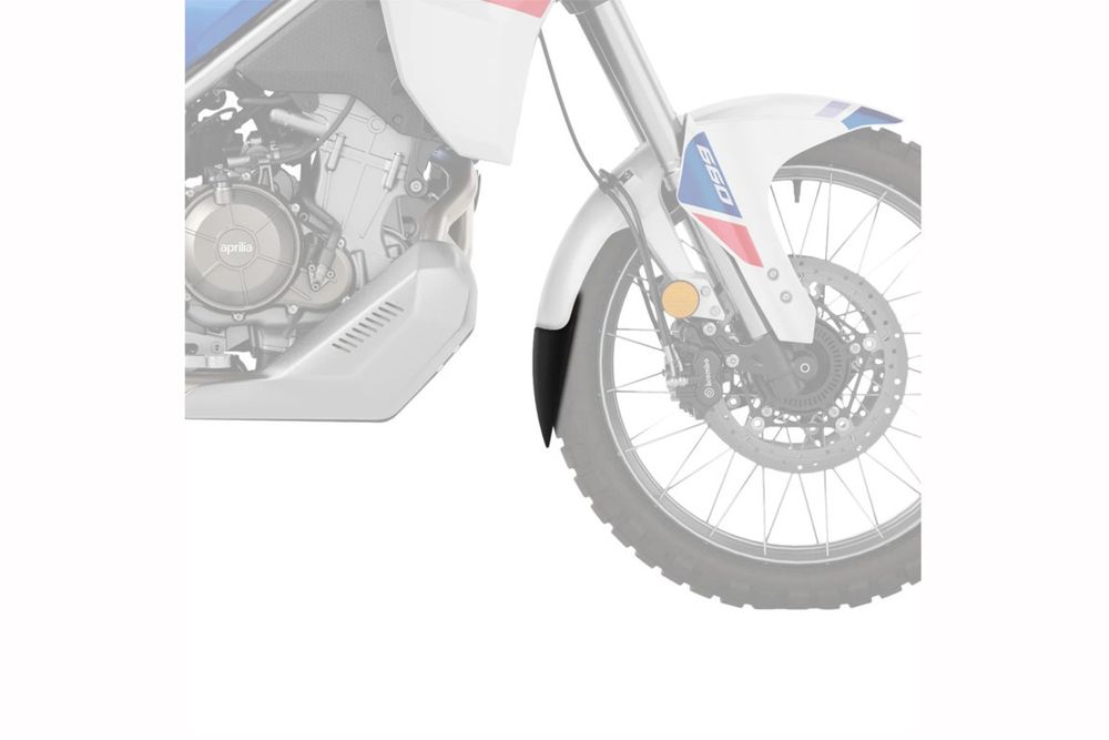 PUIG 21640N Verlängerung des vorderen Schutzblechs passend fuer APRILIA TUAREG 660 Schwarz