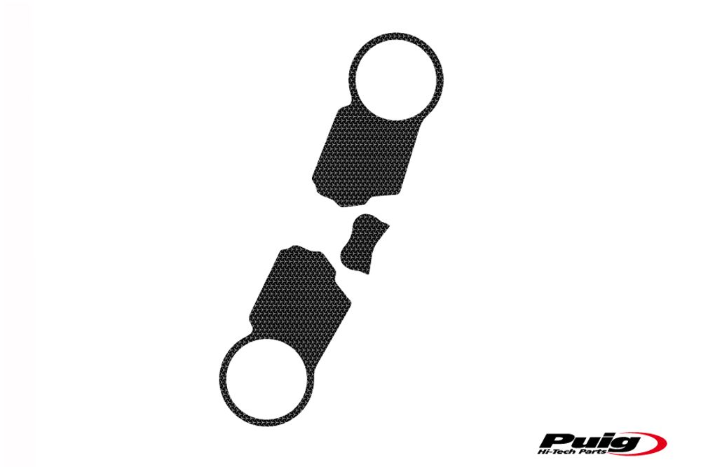 PUIG 7434U Naked Yoke Protector passend fuer HONDA CBR1000RR FIREBLADE Grau