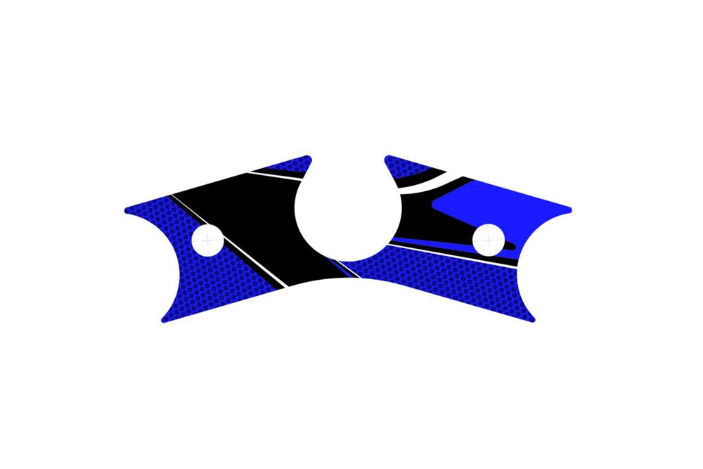 PUIG 9845A Radikal Yoke Protector passend fuer YAMAHA YZF-R6 Blau