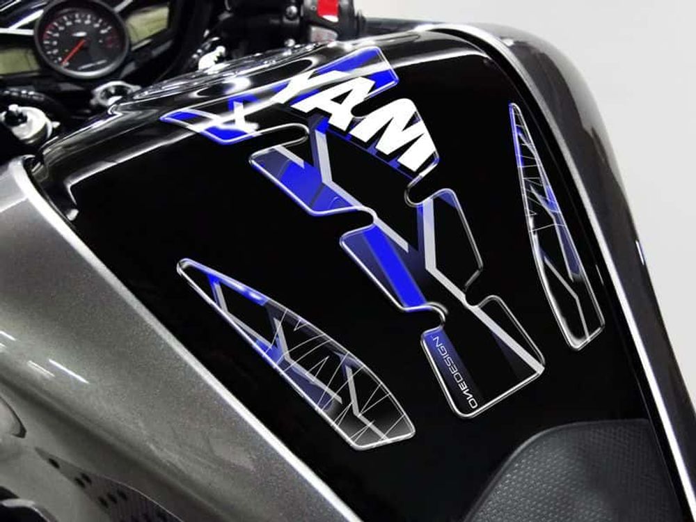 PUIG 4722A Wings Tankprotektor passend fuer YAMAHA FZR1000 Blau