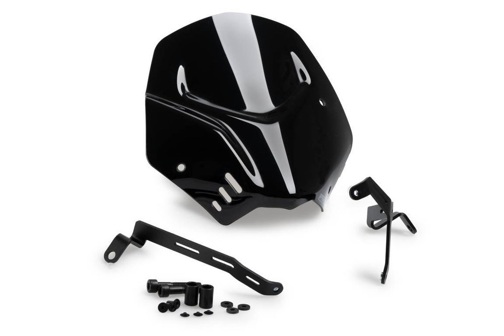 PUIG 21580N New Generation Sport passend fuer DUCATI SCRAMBLER ICON Schwarz