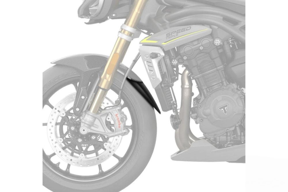PUIG 21171N Verlängerung des vorderen Schutzblechs passend fuer TRIUMPH SPEED TRIPLE 1200 RR Schwarz
