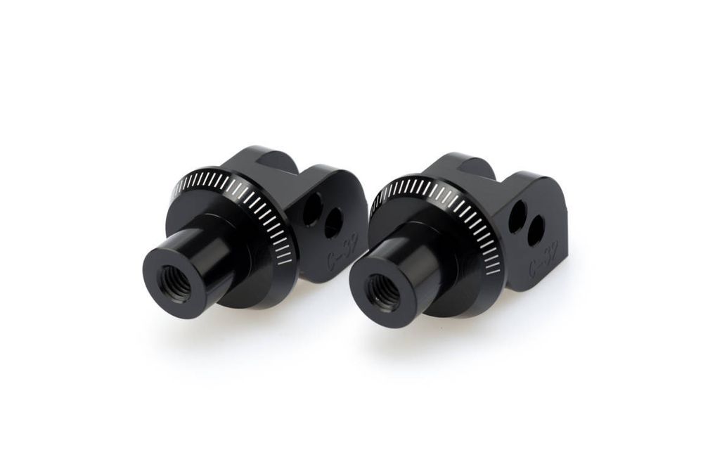 PUIG 7874N Vintage Fußrasten passend fuer DUCATI SCRAMBLER ICON Schwarz